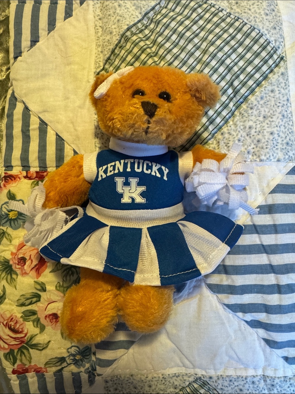 University of Kentucky Blue Cheerleader Bear Plush